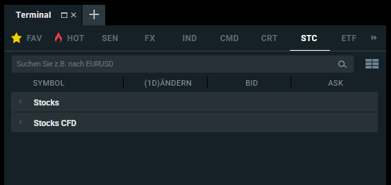 Hebel Aktien: XTB 1