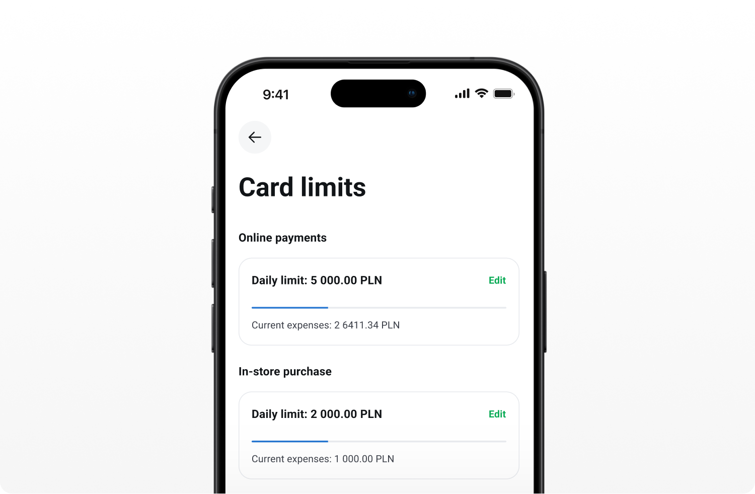  a view of XTBâs eWallet screen on a mobile phone