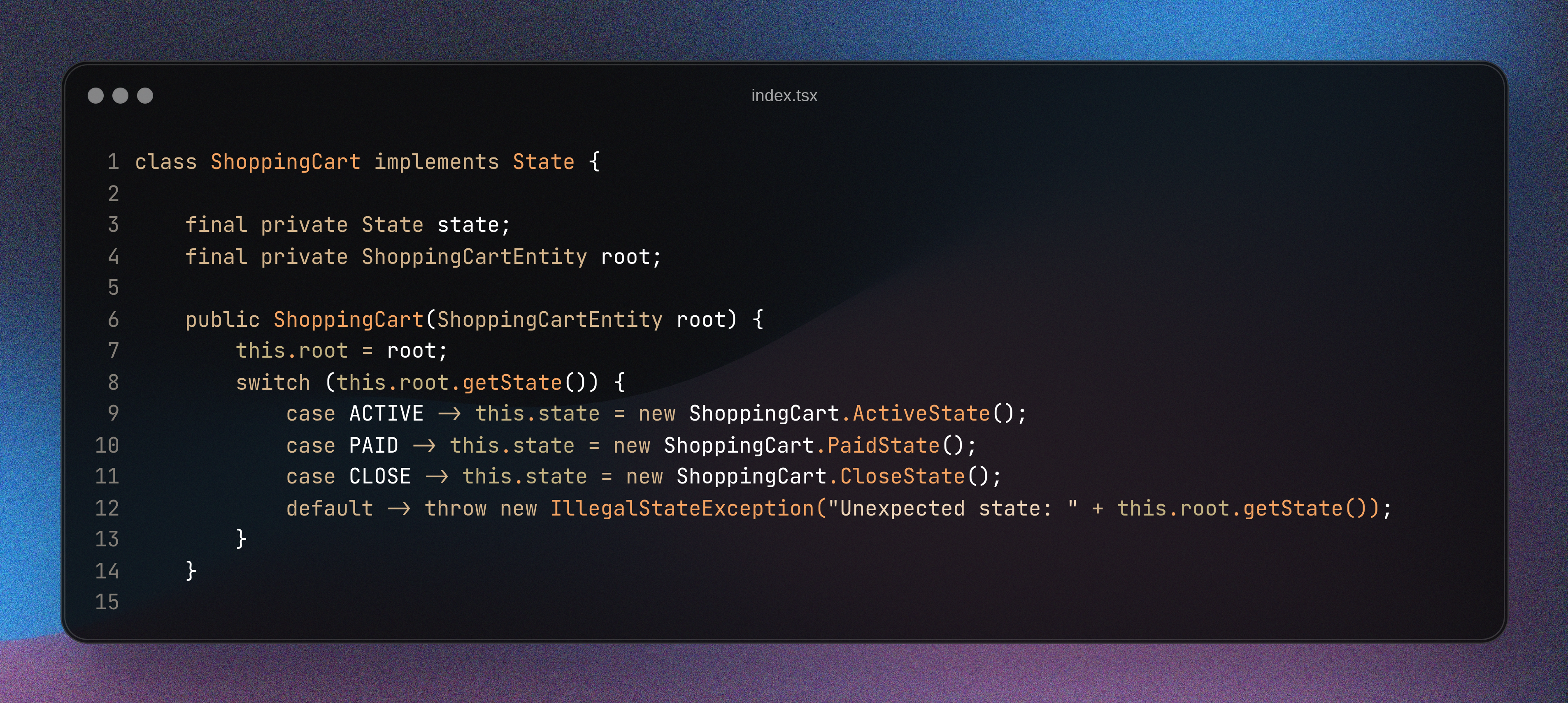 Shopping Cart Implements State