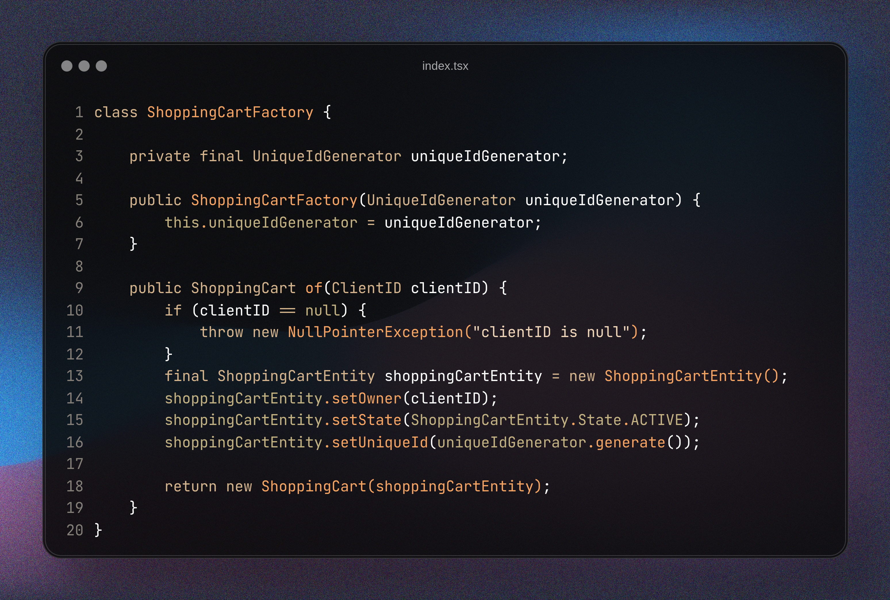 Shopping Cart Factory