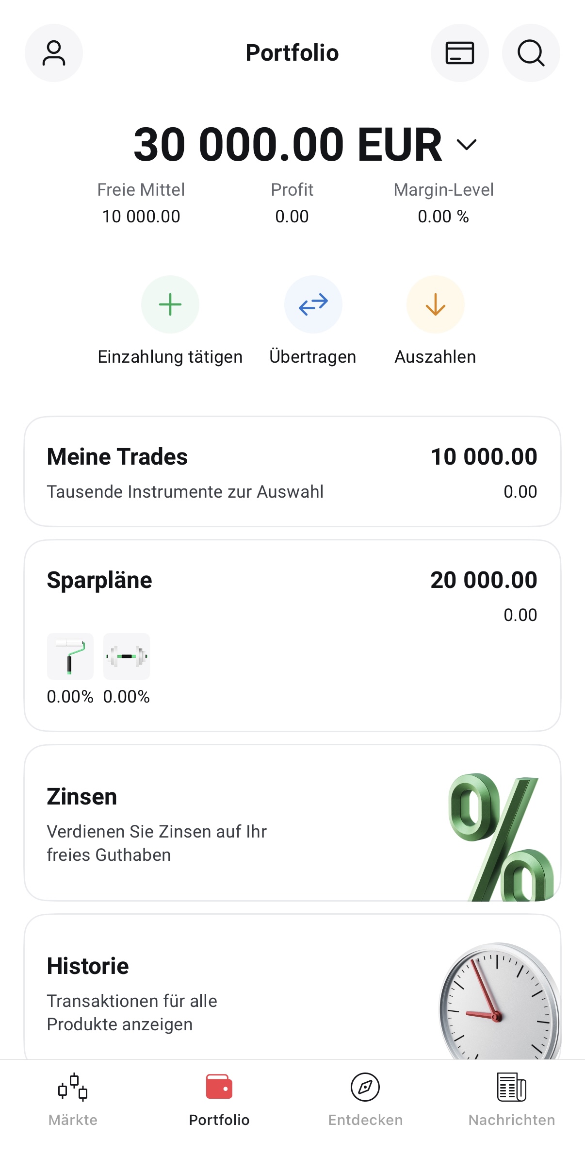 Was ist ein Portfolio: XTB App Portfolio