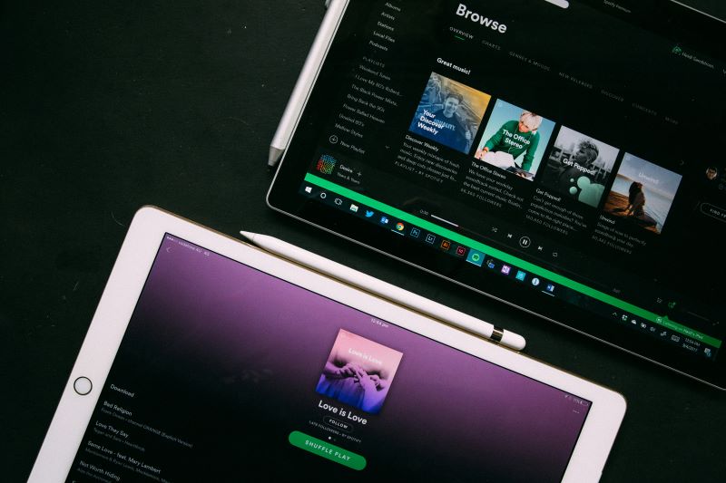 Imagen de la interfaz de Spotify