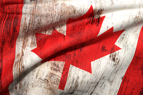 bandera del canada