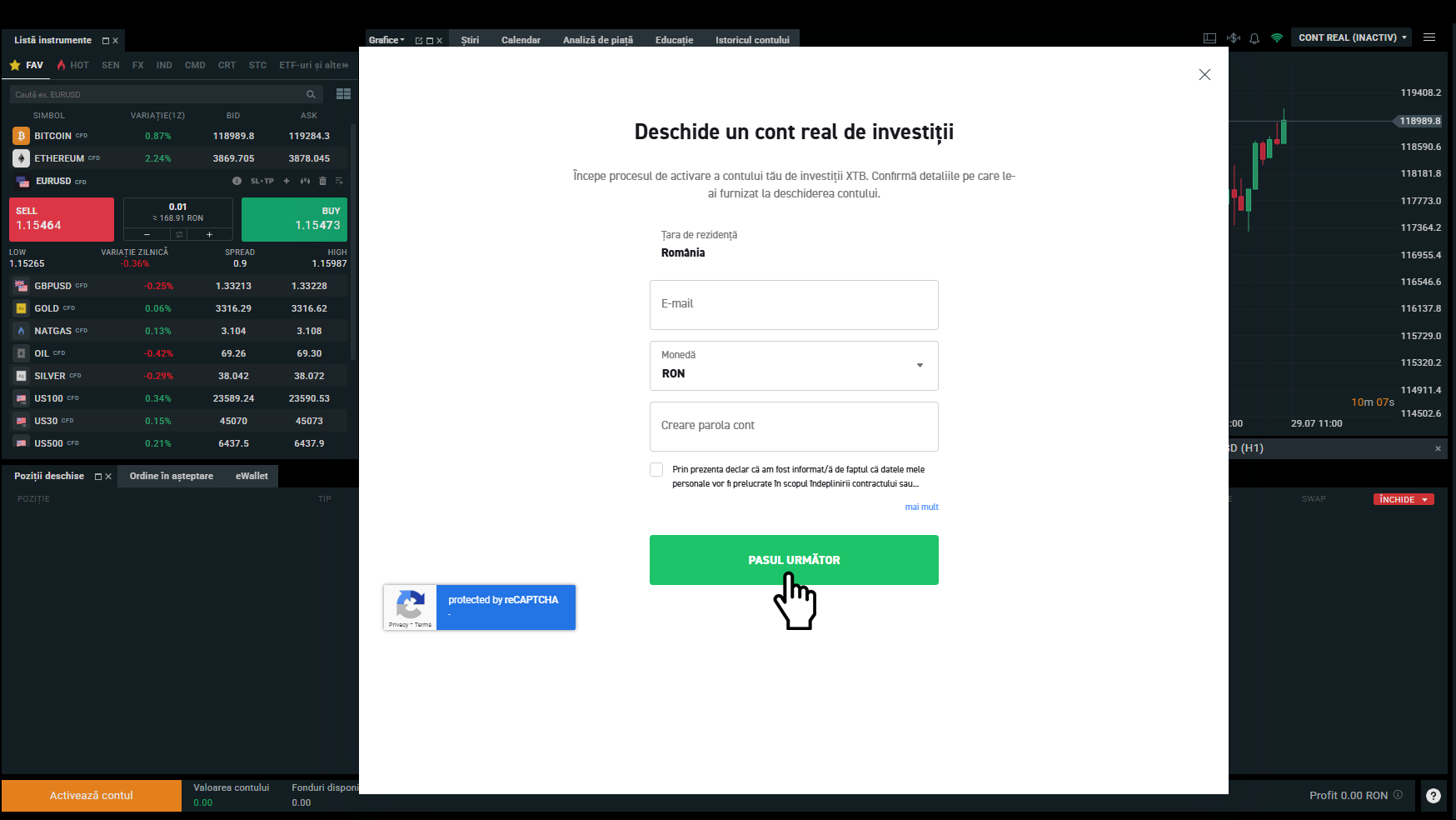 Cum sÄ Ã®ncepi tranzacÈionarea cu CFD-uri - Ã®n 11 paÈi. Pasul 4