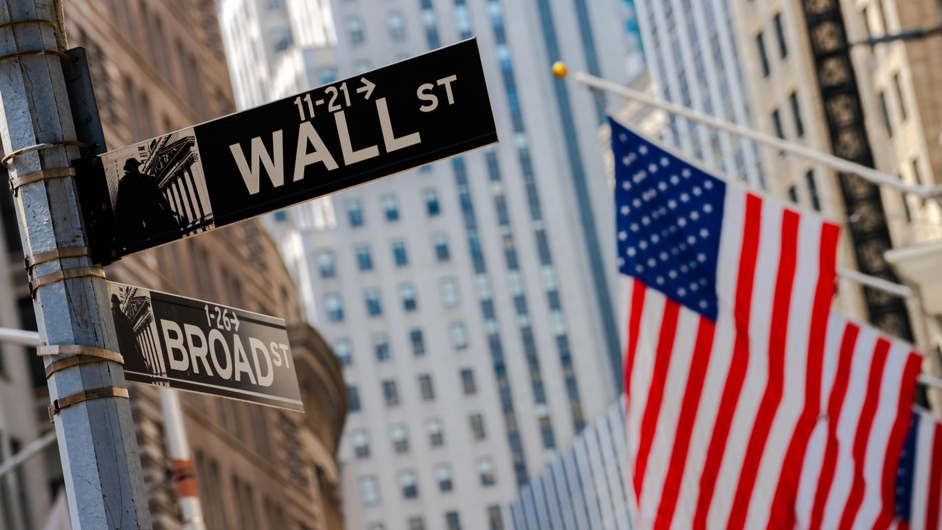 Placa de la calle wall street