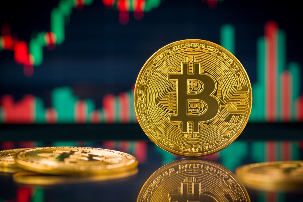 Una moneda representando el bitcoin