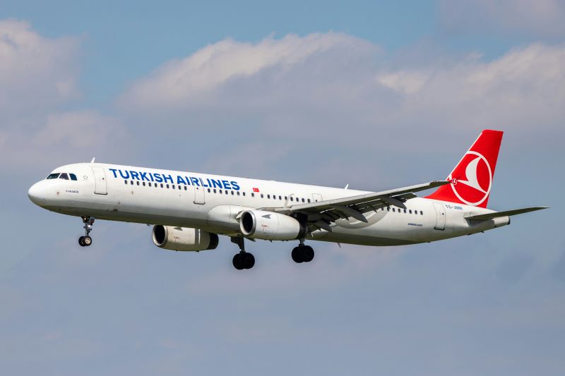 Imagen de un avión de Turkish Airlines