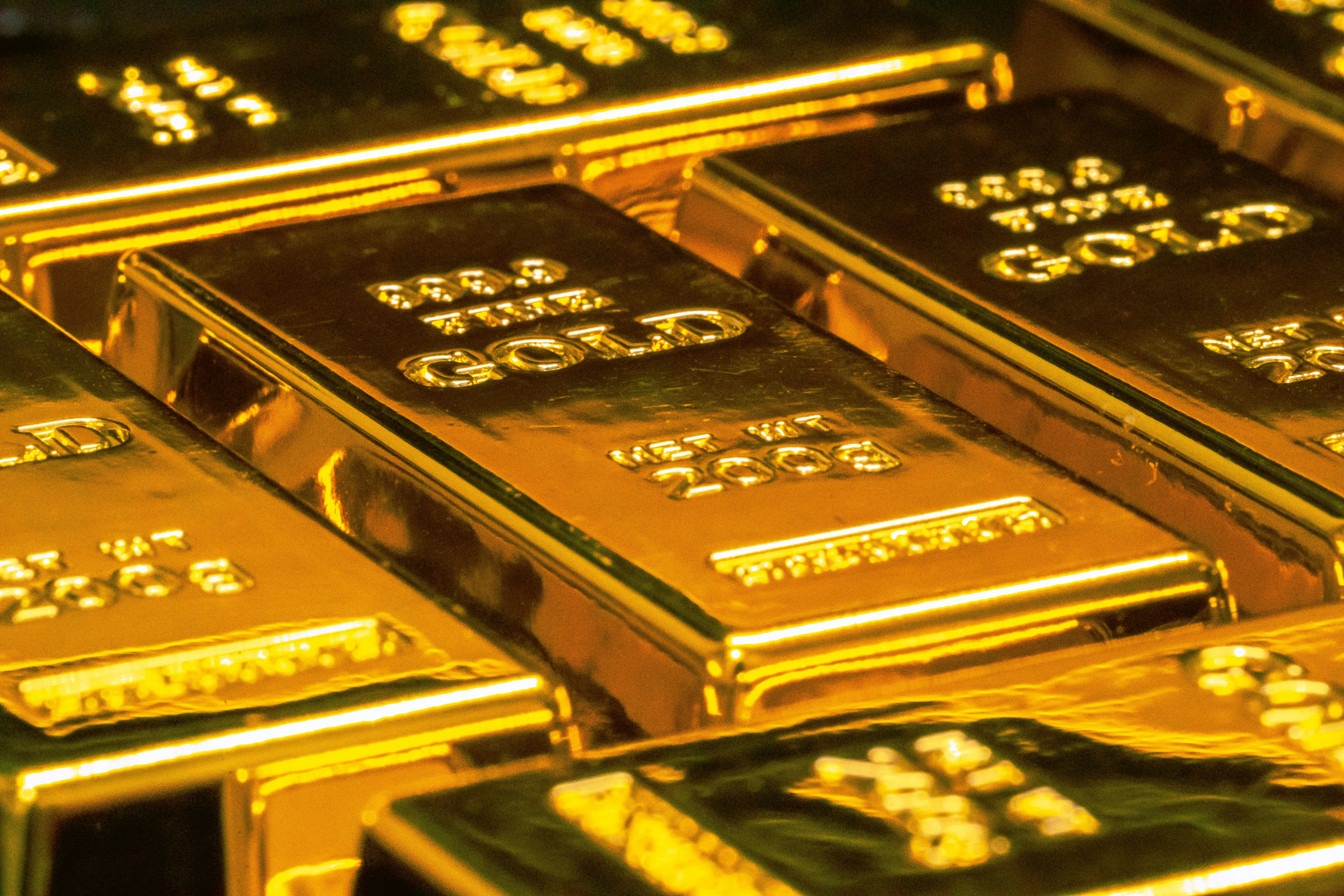 Imagen de lingotes de oro