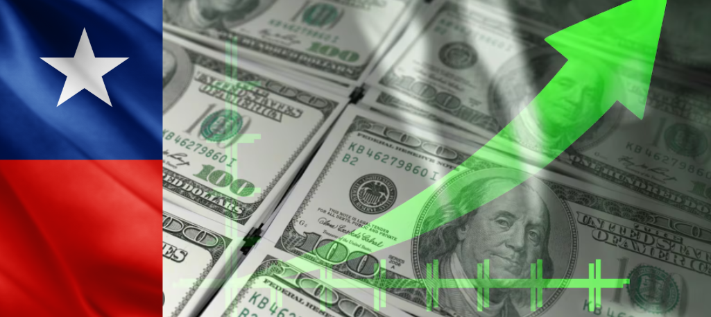 Imagen que refleja inflación en Chile a través de los fortalecimientos del dólar