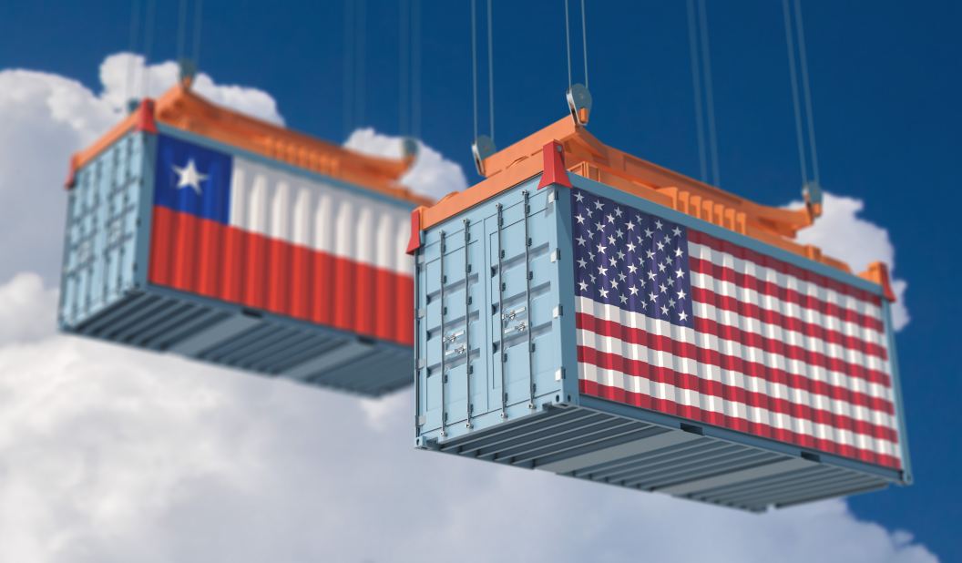 Comercio internacional entre USA y Chile