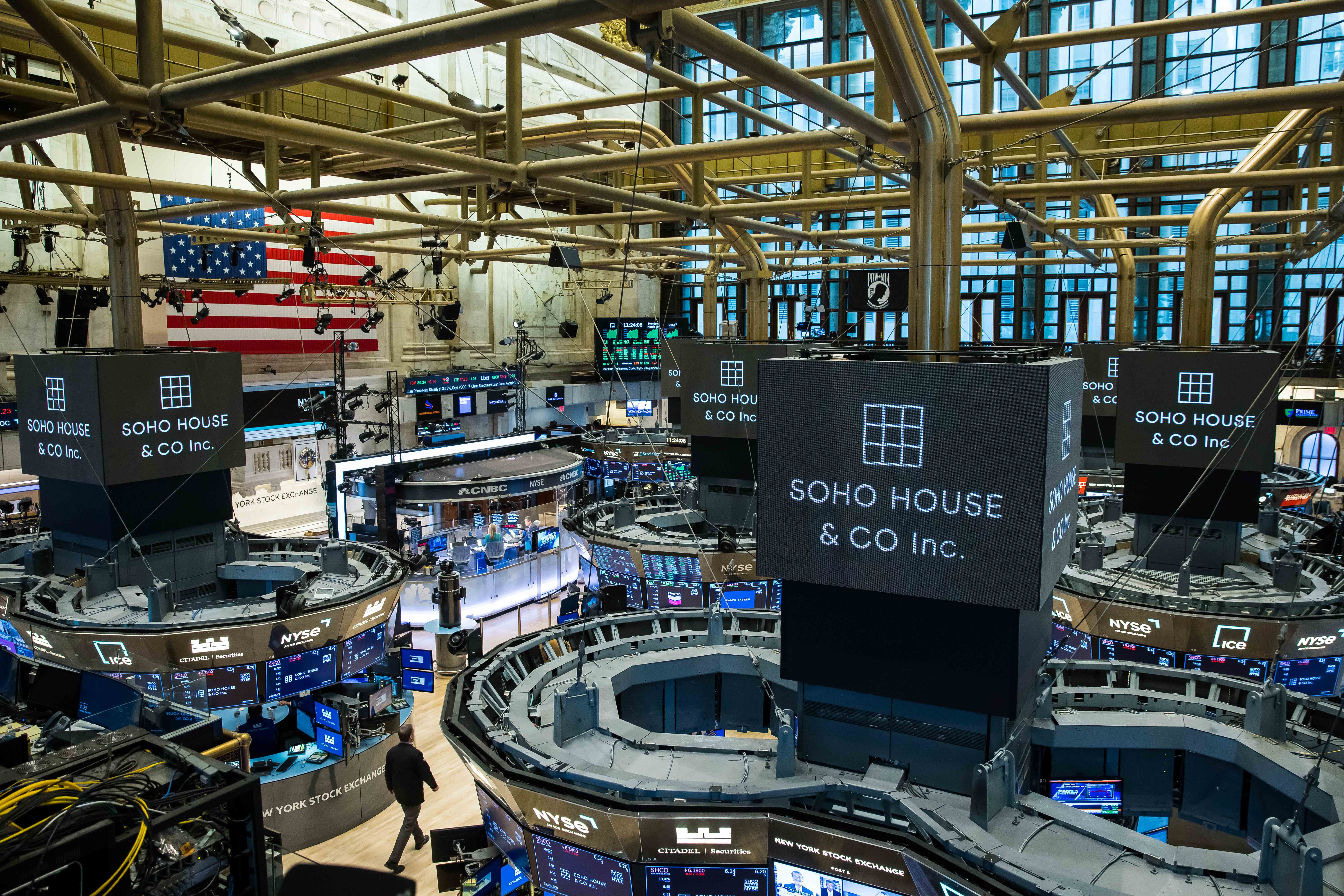 SOHO HOUSE LOGO EN NASDAQ
