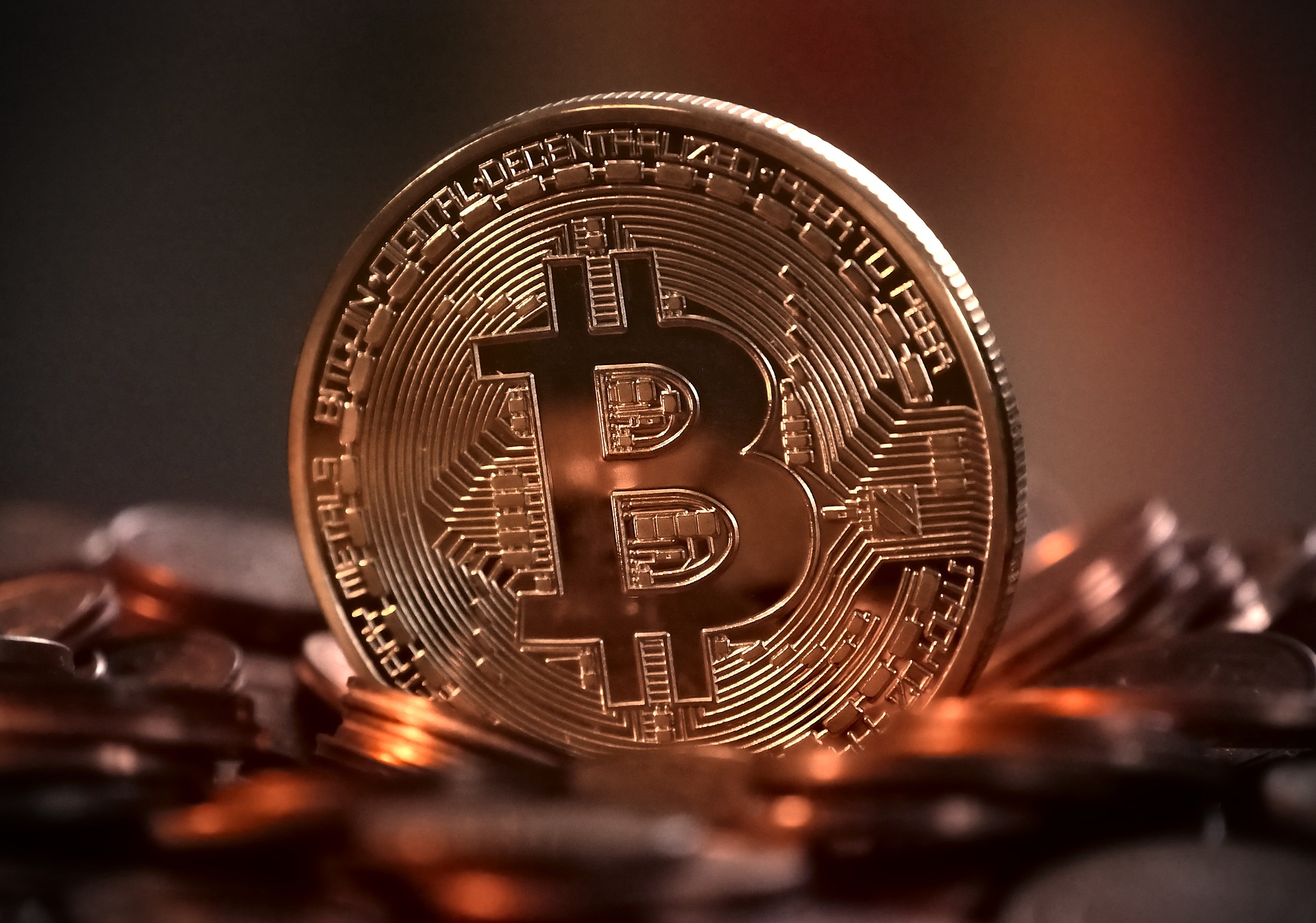 Una moneda representando el bitcoin