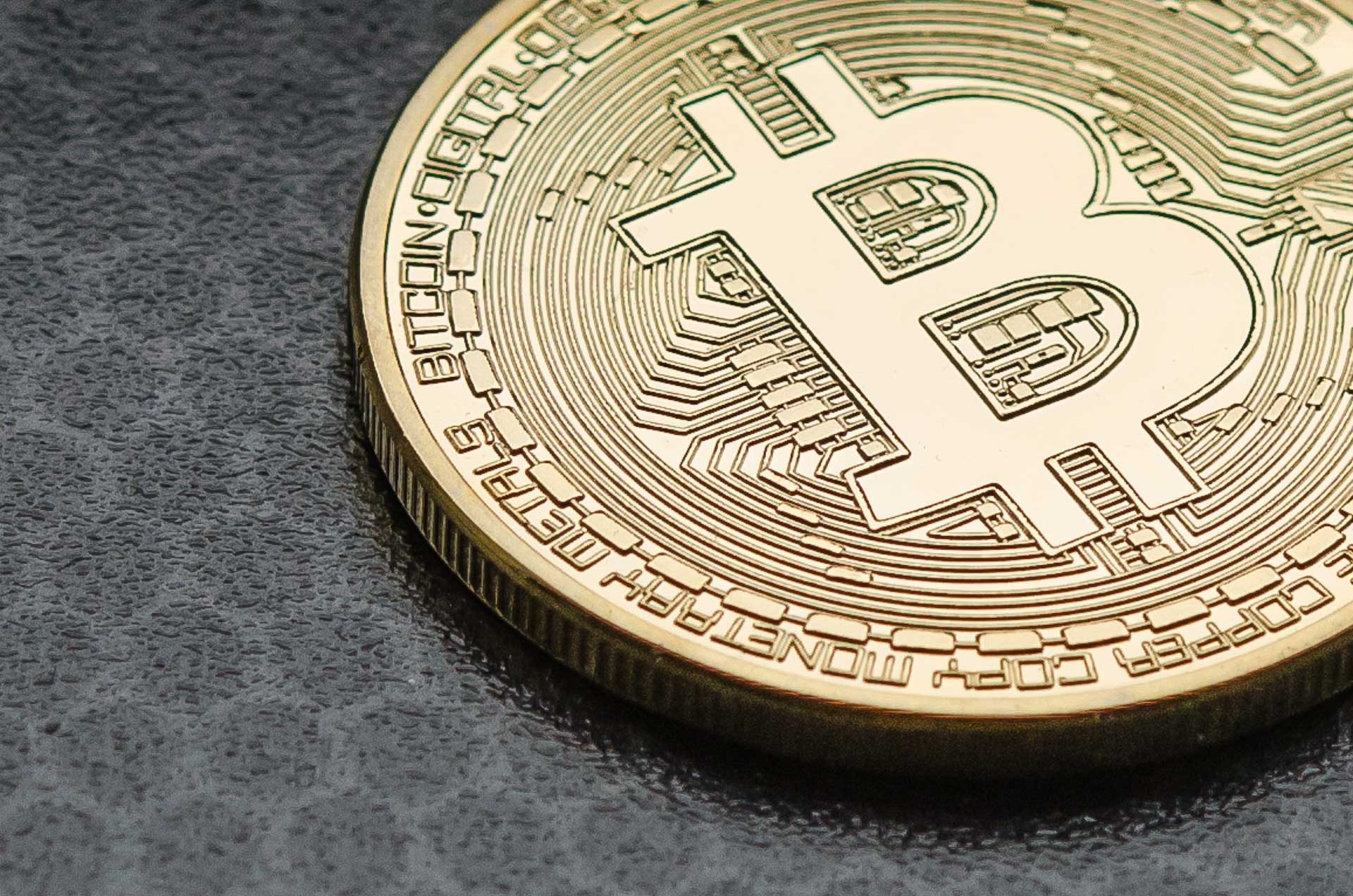 Una moneda representando al bitcoin
