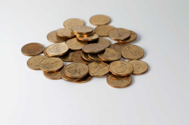 Imagen de monedas en un artÃ­culo sobre el valor liquidativo