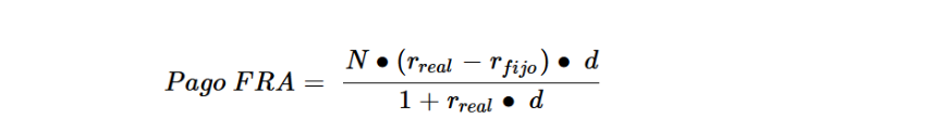 Imagen de la fÃ³rmula del pago del FRA