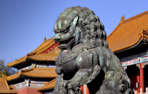 Estatua de dragon China