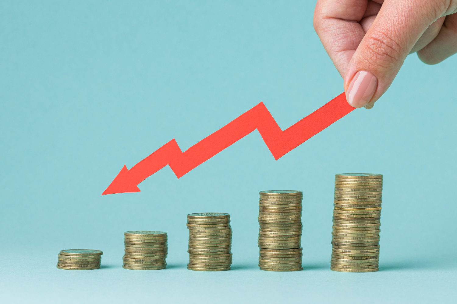 grafic rosu, monede puse ierarhic