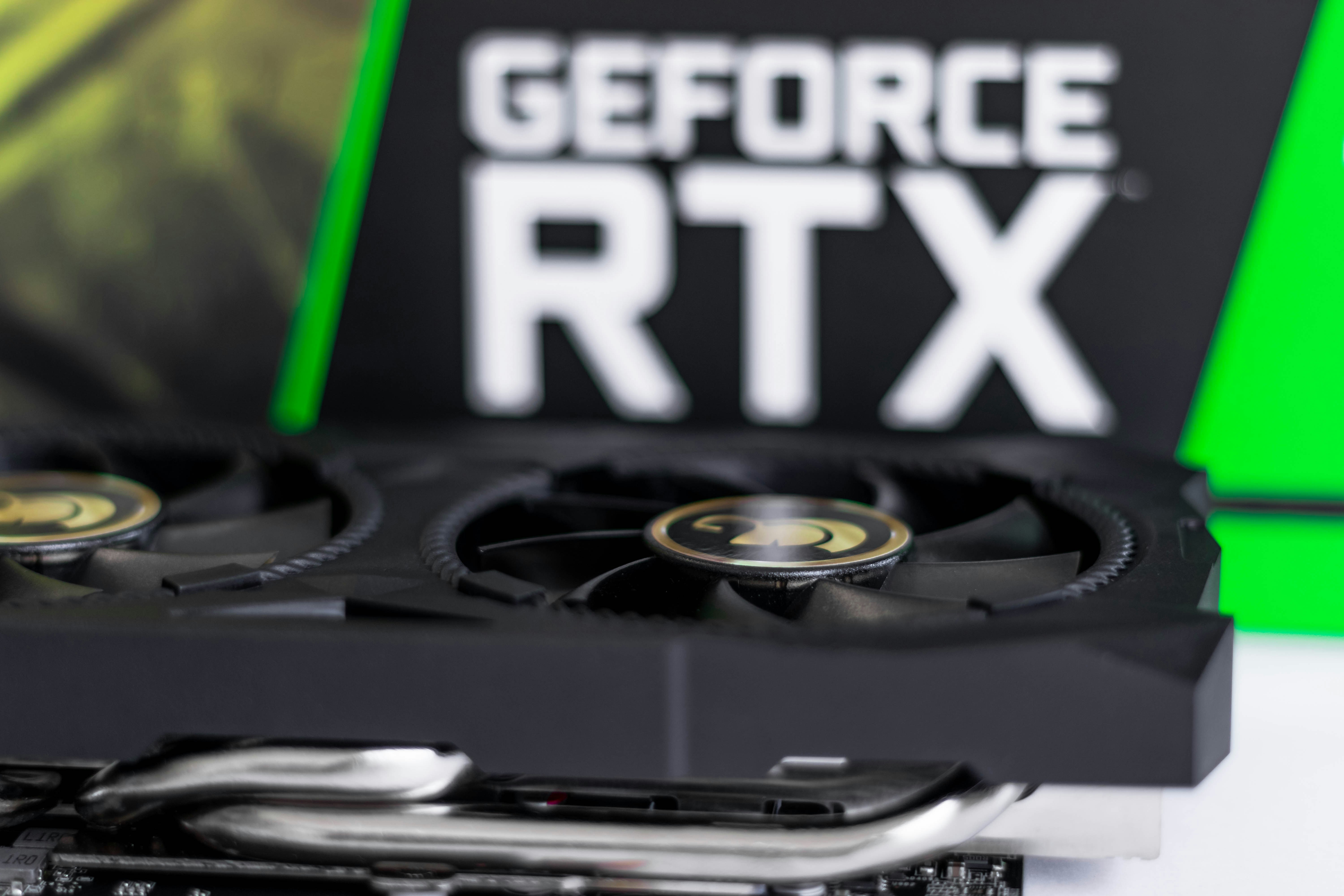 Imagen de un chip de Nvidia