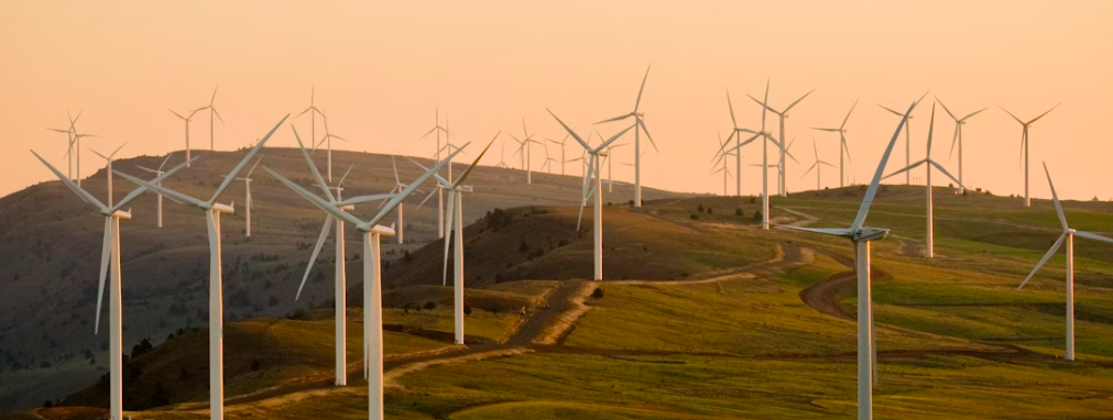Molinos de viento en una noticia sobre Acciona EnergÃa y Solaria