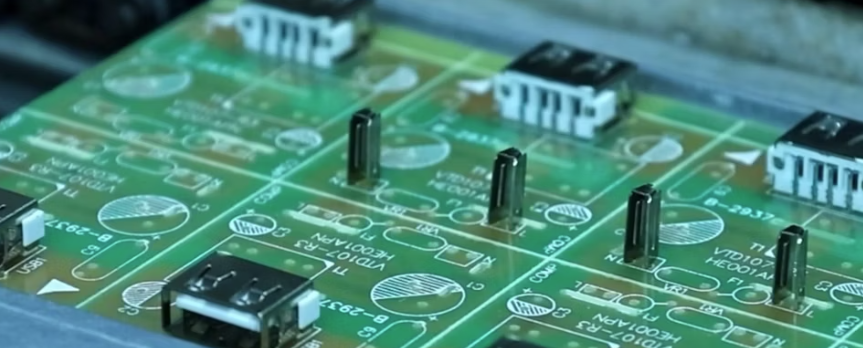 Imagen de microchips en un artÃculo sobre los ingresos de TSMC