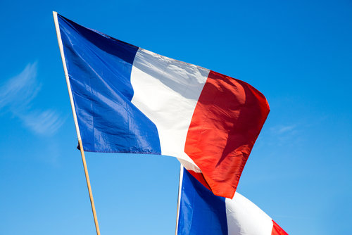 La bandera de Francia