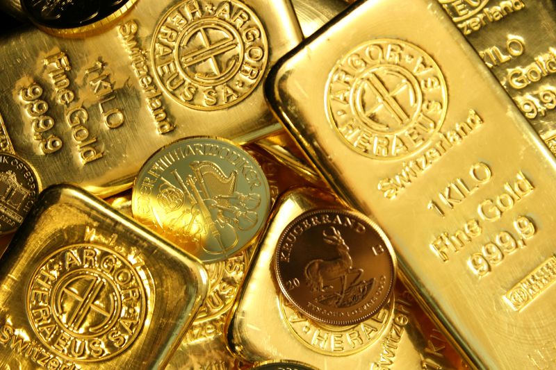Imagen de lingotes de oro