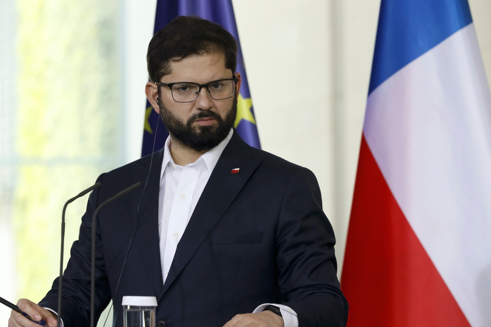 El presidente de Chile, Gabriel Boric