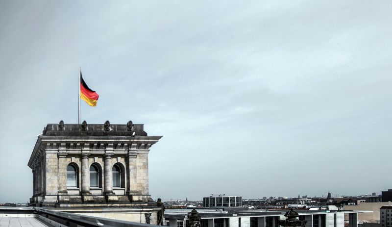 Imagen de la bandera de Alemania en un artÃculo sobre el DAX