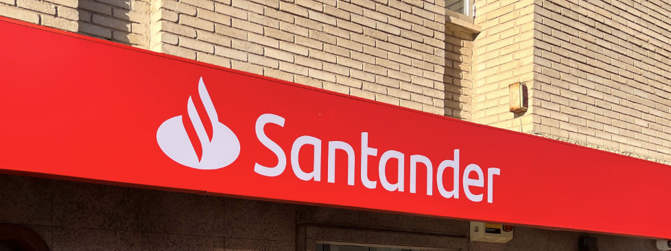 Imagen de una sucursal del Santander