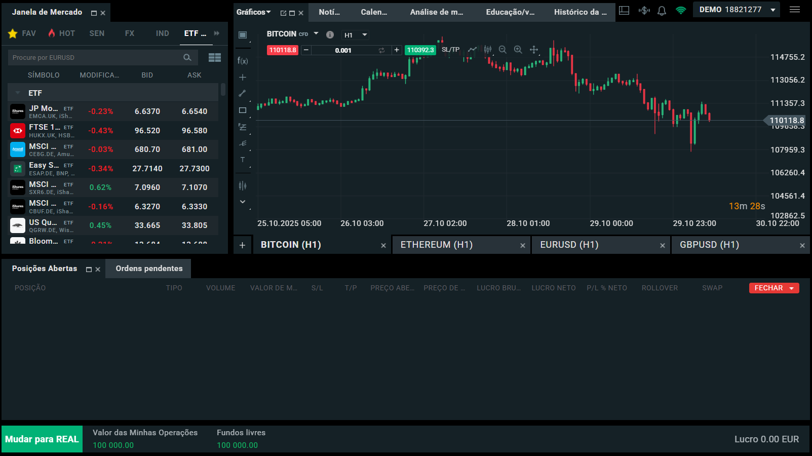 PÃ¡gina principal da xStation5