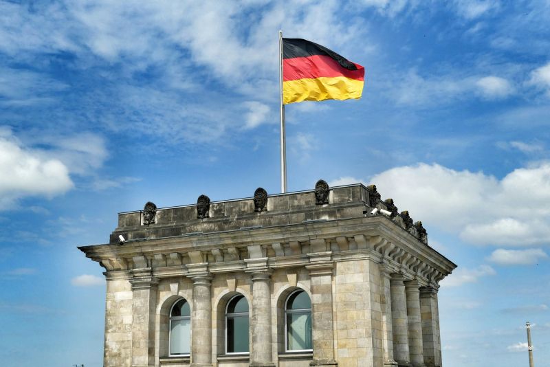 Imagen de la bandera de Alemania en un artÃ­culo sobre el Dax 40