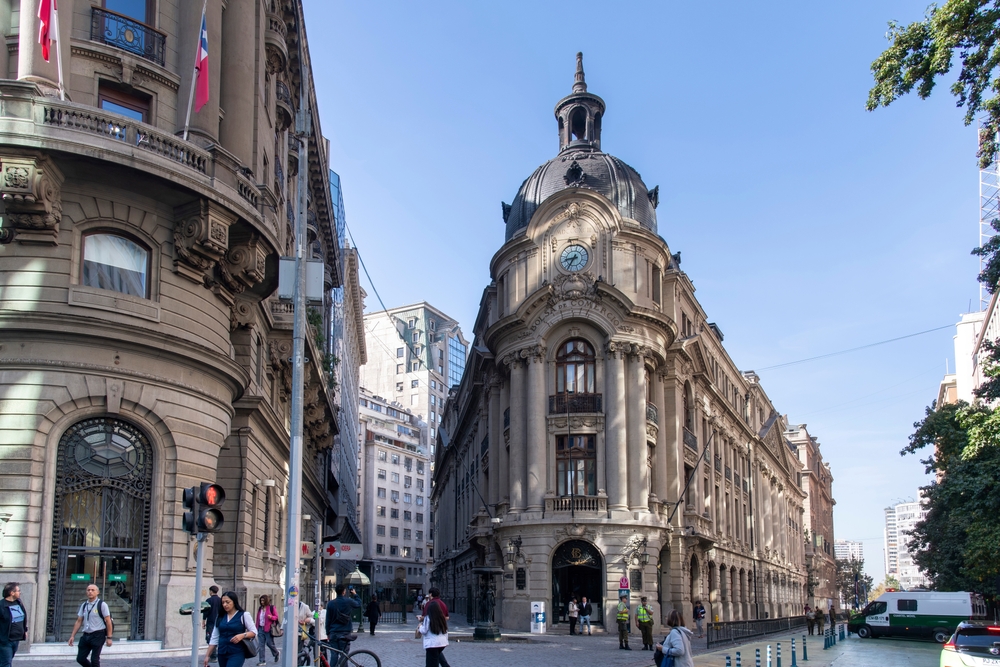 Edificio Monumento Bolsa de Comercio de Santiago