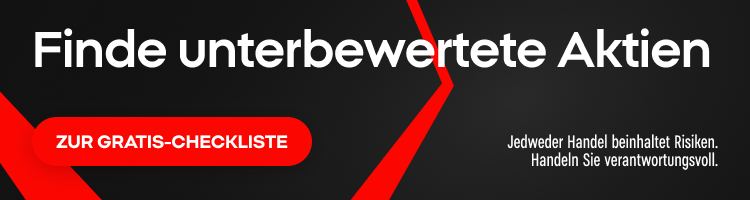 Value Investing: Unterbewertete Aktien Checkliste Banner