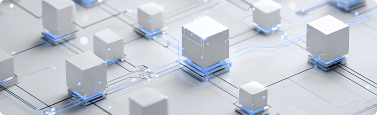 ImÃ¡genes de bloques en un artÃ­culo sobre quÃ© es el blockchain