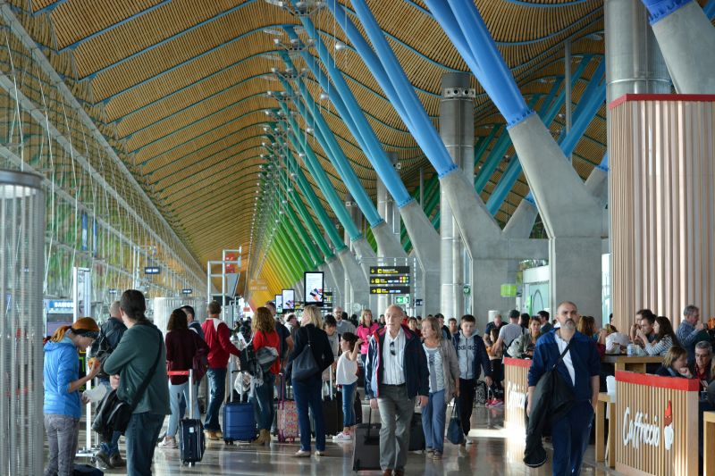 Imagen del aeropuerto de Barajas, gestionado por Aena