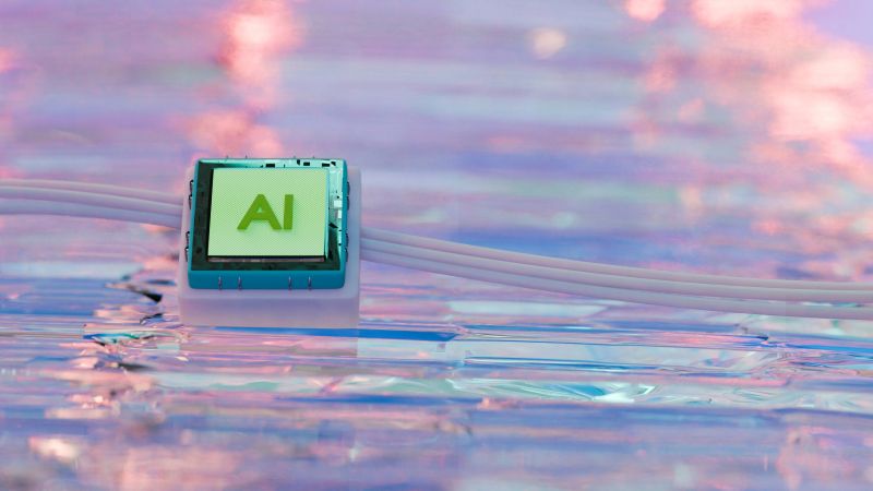 Imagen de chips de IA en un artÃ­culo sobre China y la guerra frÃ­a por los chips