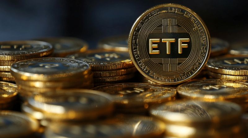 Imagen de monedas en un artÃ­culo sobre los ETF monetarios