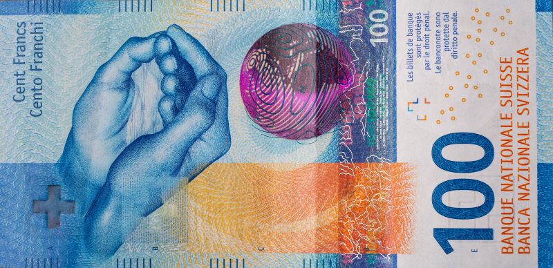 Imagen de un franco suizo