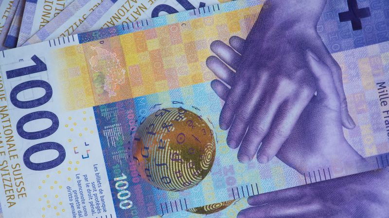 Imagen de un franco suizo