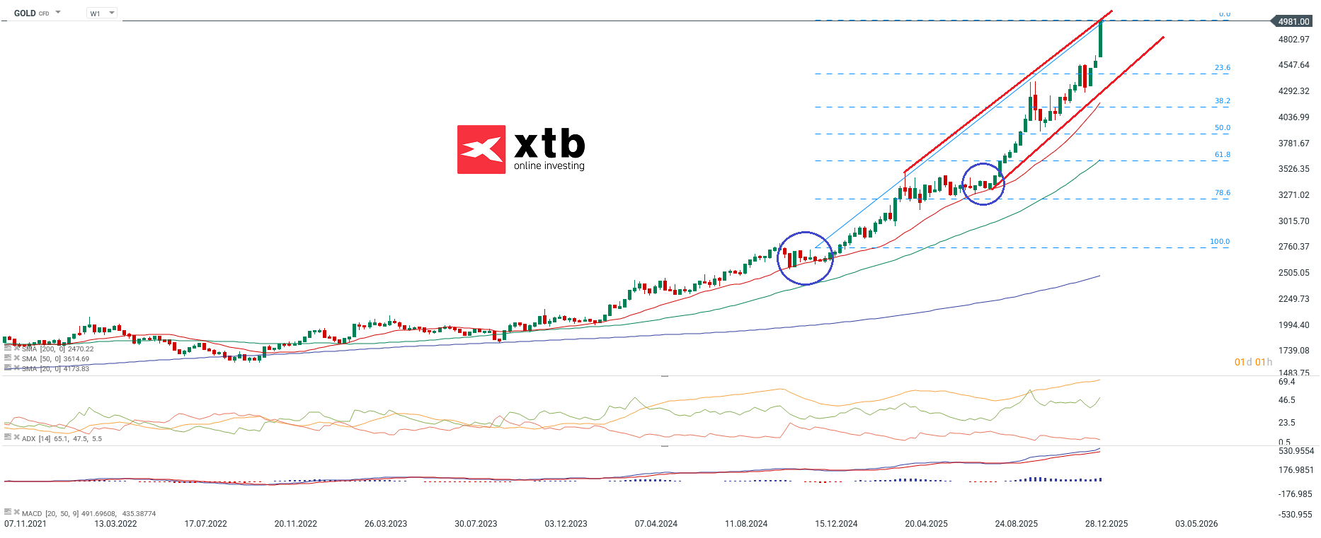 Goldpreis Aktuell am 24.01.2026 - Prognose und Analyse