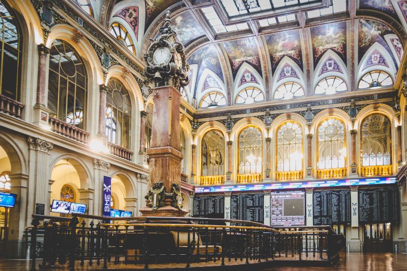 Imagen de la bolsa de Madrid