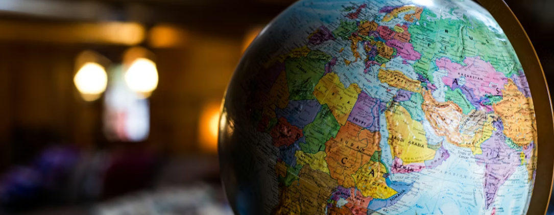 Imagen de un globo terrÃ¡queo