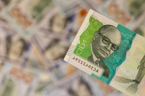 Dinero de Colombia. Tipo de cambio. Peso colombiano vs DÃ³lar estadounidense.