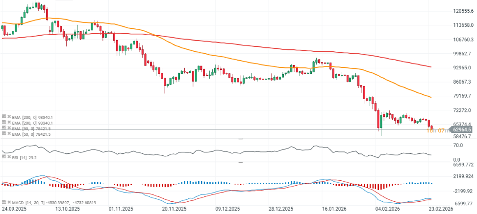 GrÃ¡fico con la cotizaciÃ³n del Bitcoin