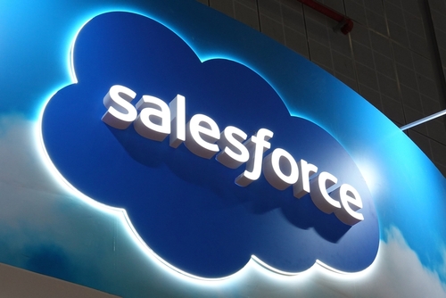 El logotipo de Salesforce