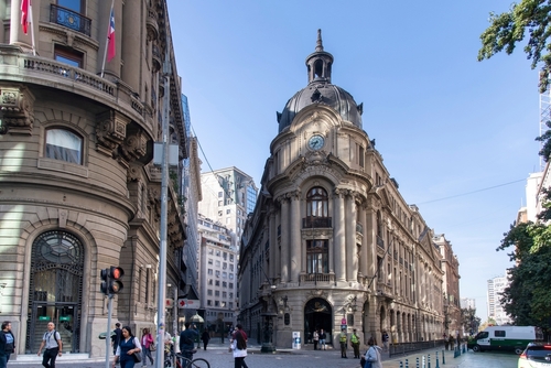 Edificio Monumento Bolsa de Comercio de Santiago