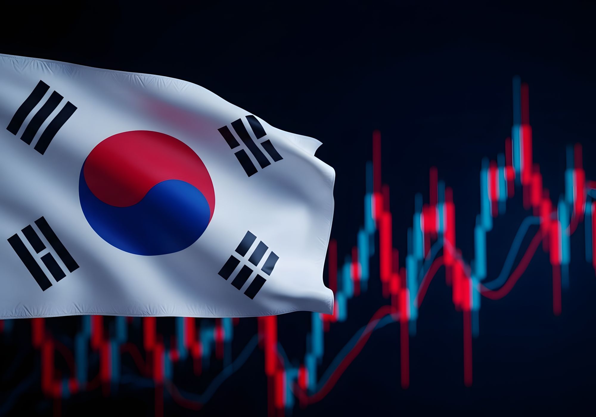 Imagen de la bandera de Corea del SUR