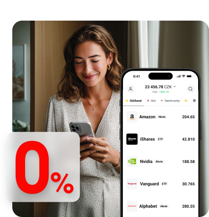 Å¾ena investuje do ETF a akciÃ­ pÅes aplikaci XTB bez poplatkÅ¯