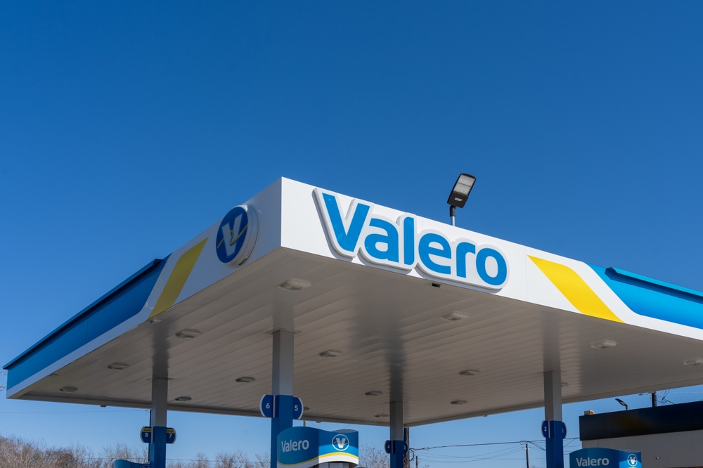 Estacion de gas Valero en Houston