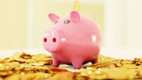 Imagen de una hucha de cerdito en un artículo sobre qué son y en qué se diferencian el tin y tae